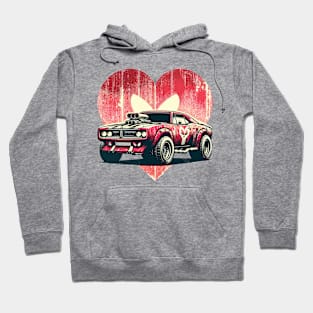 Valentine car gift Hoodie